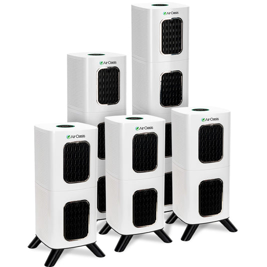 accelerated whole home healthy air bundle with 3 medium, 1 large and 1 pro iAdaptAir