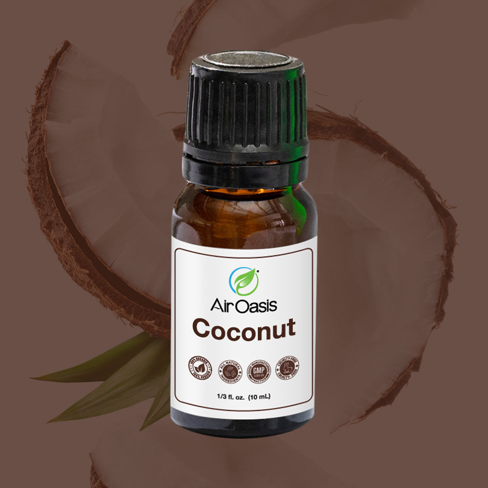 100% Pure Coconut Essential Oil for Diffuser, 10 ml Therapeutic Grade  Coconut Essential Oil for Humidifier, Aromatherapy Coconut Essential Oil  for